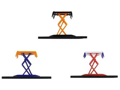 Greenlight 16220-A-B-C - Automotive Double Scissor Lifts Series 2 Set of 3 pieces 164