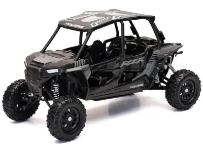 New Ray 57843D - Polaris RZR XP 4 Turbo EPS Sport UTV Onyx Black with Gray Gr