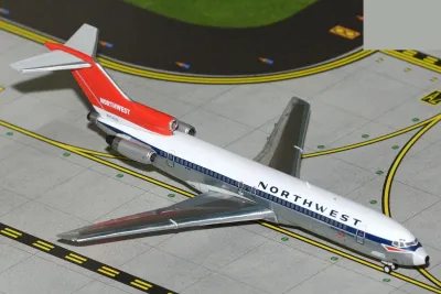 GeminiJets GJNWA2369 - Boeing 727-200 Commercial Aircraft Northwest Airlines (N254U