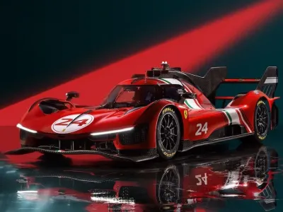 Looksmart LS18RC028 - Ferrari 499P Modificata 24 Red Launch Version with Acrylic D