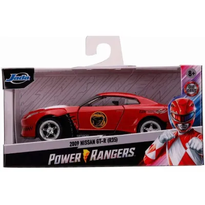 Jada Toys 31827 - 2009 Nissan GT-R (R35) Red Red Rangers Power Rangers 132 Die