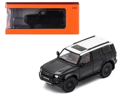 GCD KS-075-420 - Toyota Land Cruiser Prado 250 Black with White Top 164 Dieca