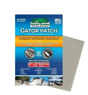 Gator Guard GP-69 - Gator Guard Gator Patch 6in x 9in UV Cured Fiberglass Reinfo