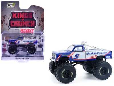 Greenlight 49180A - 1981 Chevrolet K20 Monster Truck 5 HendrickCars.com Blue and