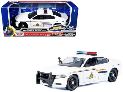 Motormax 79626 - 2023 Dodge Charger Pursuit Police Car Royal Canadian Mounted