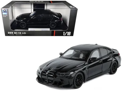 Heimanba H1292BK - BMW M3 CS LCI Black Metallic with Matt Black Top 118 Diecast