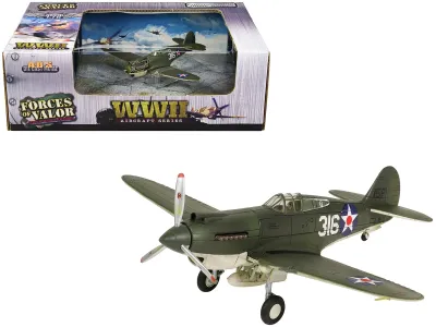 Forces Of Valor FOV-812060D - Curtiss P-40B HAWK 81A-2 (P-8127) Aircraft Fighter 47th Purs