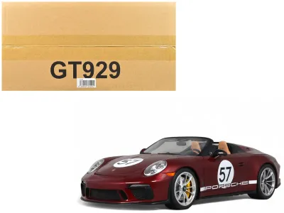 Gt Spirit GT929 - 2019 Porsche 911 (991.2) Speedster 57 Heritage Edition Cherr