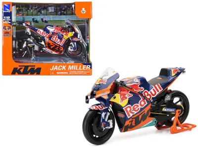 New Ray 58393 - KTM RC16 Motorcycle 43 Jack Miller Red Bull KTM Factory Raci