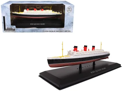 Legendary Battleships 241947 - RMS Queen Mary Passenger Ship 11250 Diecast Model by Legenda