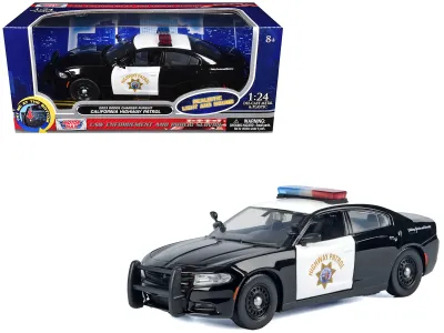 Motormax 79625 - 2023 Dodge Charger Pursuit Police Car California Highway Pat