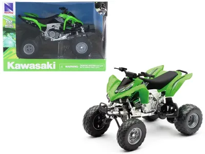 New Ray 57503S - Kawasaki KFX 450R ATV Green 112 Motorcycle Model by Ray