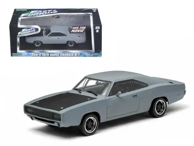 Greenlight 86217 - Doms 1970 Dodge Charger RT Primered Grey Fast and Furious Mo
