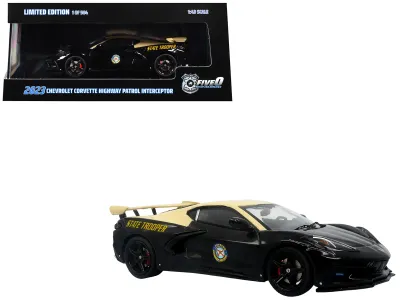Iconic Replicas 43-0660 - 2023 Chevrolet Corvette C8 Stingray Police Interceptor Flori