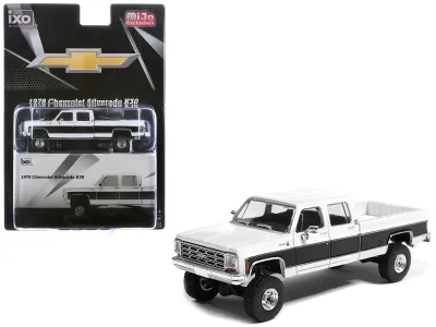 IXO IAPR1012 - 1978 Chevrolet Silverado K30 Crew Cab Pickup Truck White and