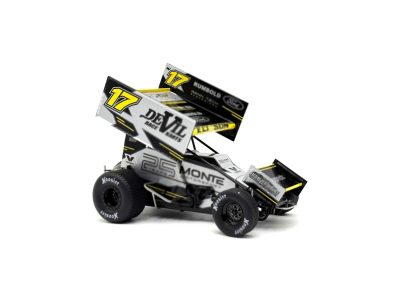 Acme A1825010 - Winged Sprint Car 17 Cory Eliason Devil Race Karts Monte Mot