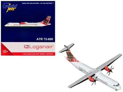 GeminiJets GJ2309 - ATR 72-600 Commercial Aircraft Loganair - Isle of Mans Airli