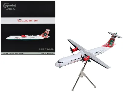 GeminiJets G2LOG1375 - ATR 72-600 Commercial Aircraft Loganair - Isle of Mans Airli