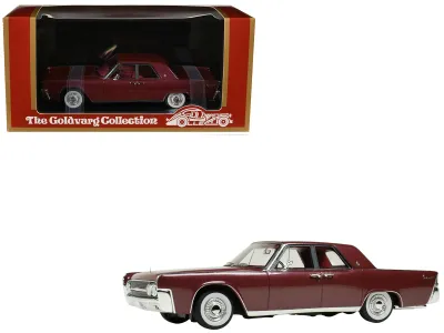 Goldvarg Collection GC-088B - 1962 Lincoln Continental Royal Red Metallic with Red Interio