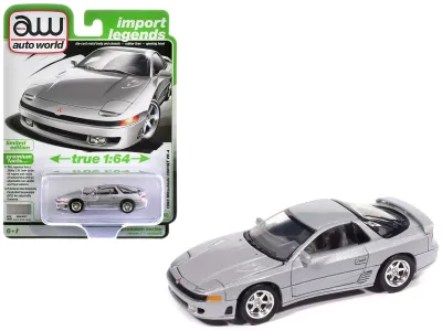 Autoworld 64532-AWSP214B - 1993 Mitsubishi 3000GT VR-4 Zurich White Silver Metallic Imp