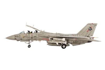 Jc Wings JCW-72-F14-017 - Grumman F-14A Tomcat Fighter Aircraft VF-41 Black Aces USS N