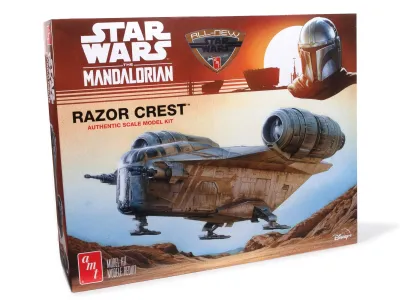 AMT AMT1273 - Skill 2 Model Kit Razor Crest Spaceship Star Wars: The Manda