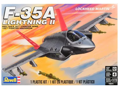 Revell 15874 - Level 4 Model Kit Lockheed Martin F-35A Lightning II Aircraf