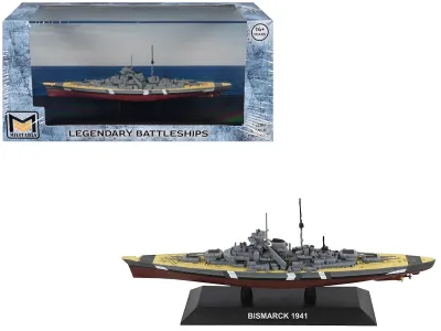 Militaria Die Cast 24223-41 - Bismarck Battleship German Navy (1941) Legendary Battleships