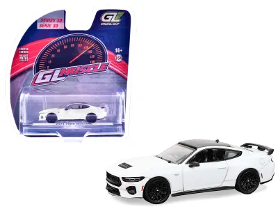 Greenlight 13370F - 2024 Ford Mustang Oxford White with Black Top GreenLight Mus