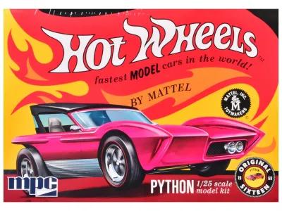 Mpc MPC1034 - Skill 2 Model Kit Python Car Hot Wheels 125 Scale Model by M