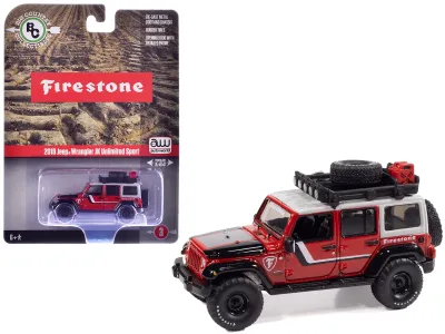 Autoworld AWBC003-AWSP200 - 2018 Jeep Wrangler JK Unlimited Sport Firestone Field Agent 