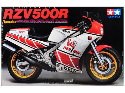 Tamiya TAM-14037 - Model Kit Yamaha RZV500R Motorcycle 112 Scale Model by Tamiy