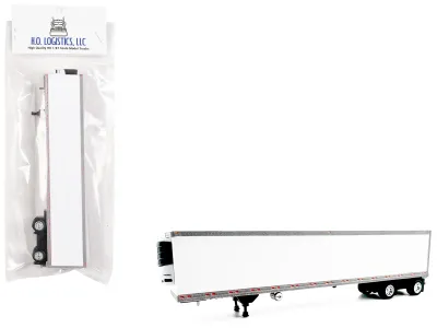 HO Logistics Replicas HL-168 - 53 Spread Axle Refrigerated Trailer White 187 (HO) Plastic M