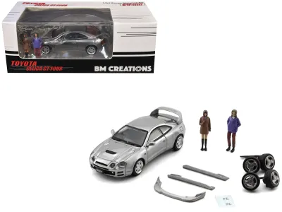 Bm Creations 64B0415 - Toyota Celica GT-Four RHD (Right Hand Drive) ID Silver Metal