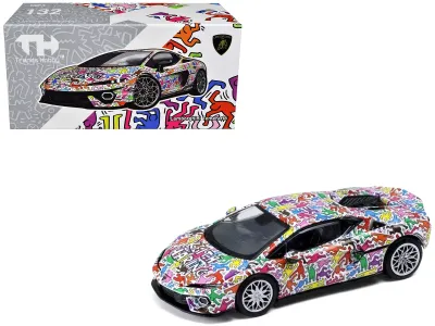 Trends Hobby 241082G - Lamborghini Temerario Keith Haring Livery White with Graphic
