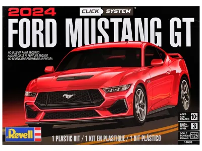 Revell 14586 - Level 3 Model Kit 2024 Ford Mustang GT 2-in-1 Kit (Level 3 C