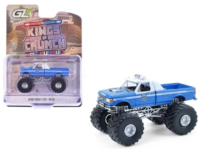 Greenlight 49170E - 1990 Ford F-350 Monster Truck NYPD (York Police Department) 