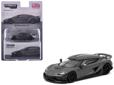 Tarmac Works T64G-TL053-GY - Koenigsegg Gemera Dark Gray Metallic Global64 Series 164 Die
