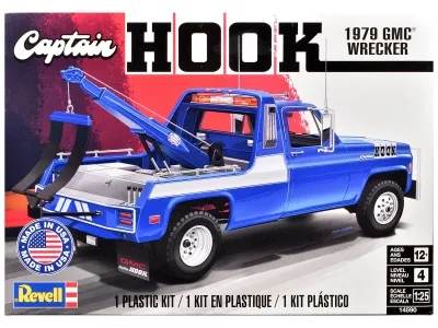 Revell 14590 - Level 4 Model Kit 1979 GMC Wrecker Tow Truck Captain Hook 12