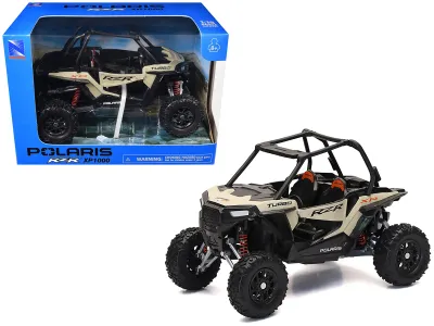New Ray 57593E - Polaris RZR XP 1000 Dune Buggy Sand Metallic 118 Diecast Mod
