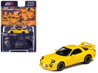Hobby Japan HJDMD002B - Mazda RX-7 (FD3S) RHD (Right Hand Drive) Yellow Initial D (1
