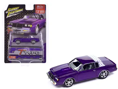 Johnny Lightning JLCP7475 - 1987 Buick Regal T-Type Purple Metallic Limited Edition to 3