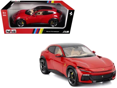 Polistil 18FE02020-WB - 2022 Ferrari Purosangue Rosso Corsa Red with Black Top 118 D