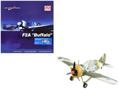 Hobby Master HA7014 - Brewster F2A Model 239 Buffalo Fighter Aircraft BW364 LeLv 2