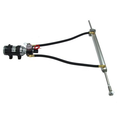 Octopus Autopilot Drives OCTAF1212LAR12 - Octopus 38mm Bore Linear Drive 12in Stroke Remote Pump 12vDC