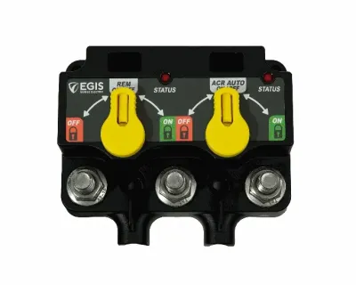 Egis Group LLC 8720-1550 - EGIS XD Dual Flex 2 Automatic Charging Relay with Knobs Tinn
