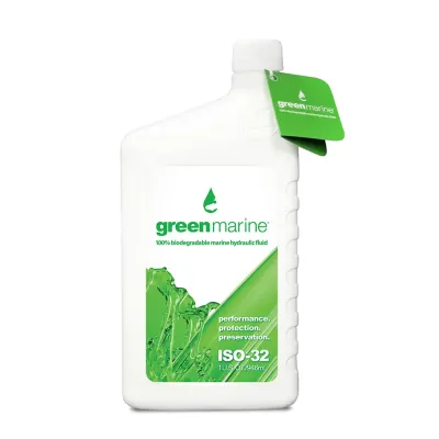 PowerPole GM-ISO32-QT-F - Power-Pole Green Marine ISO-32 Hydraulic Fluid - 1 qt