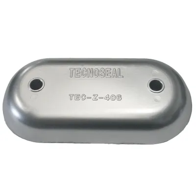 Tecnoseal TEC-Z-406 - Tecnoseal Z406 Hull Plate Anode - Zinc
