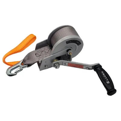 Load Rite 6089.21K - Load Rite Single-Speed Trailer Winch - 900lbs - 12 Strap - 7