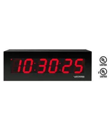 VALCOM VC-VIP-D625A - IP PoE 6 Digit 2.5 Inch Clock